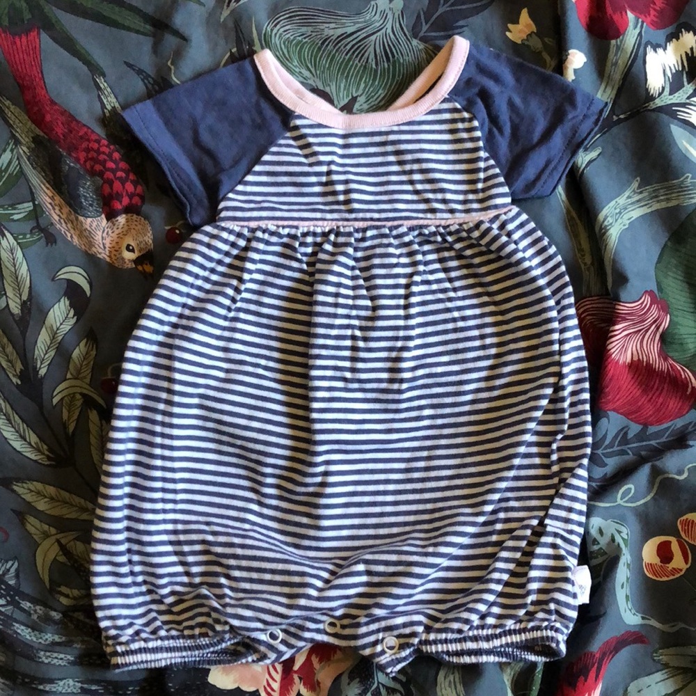 Burts bees baby bubble romper